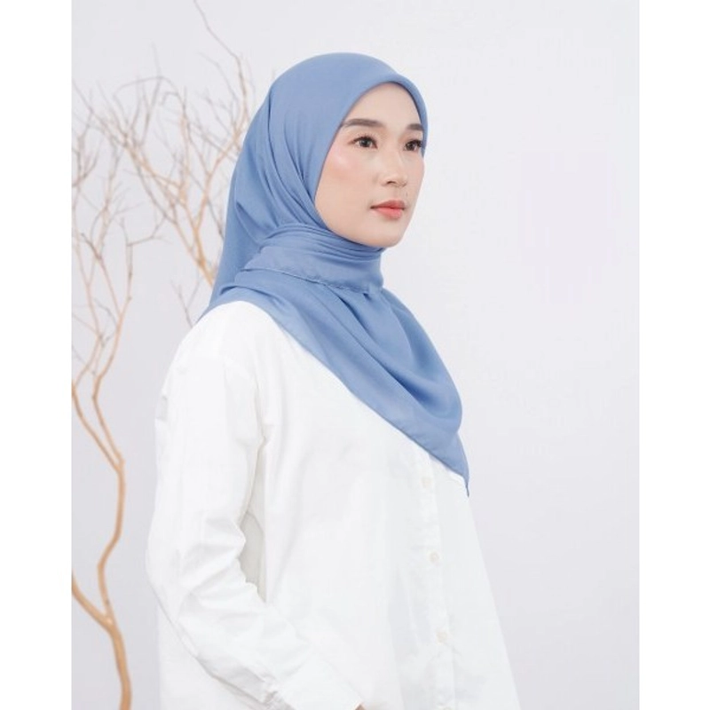 Product image DS Modest - Hijab Voal Premium Segi Empat Basic Polos Dymatic all variant CORNFLOWER BLUE